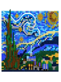 Конструктор Винсент Ван Гог Звездная ночь 2320 деталей