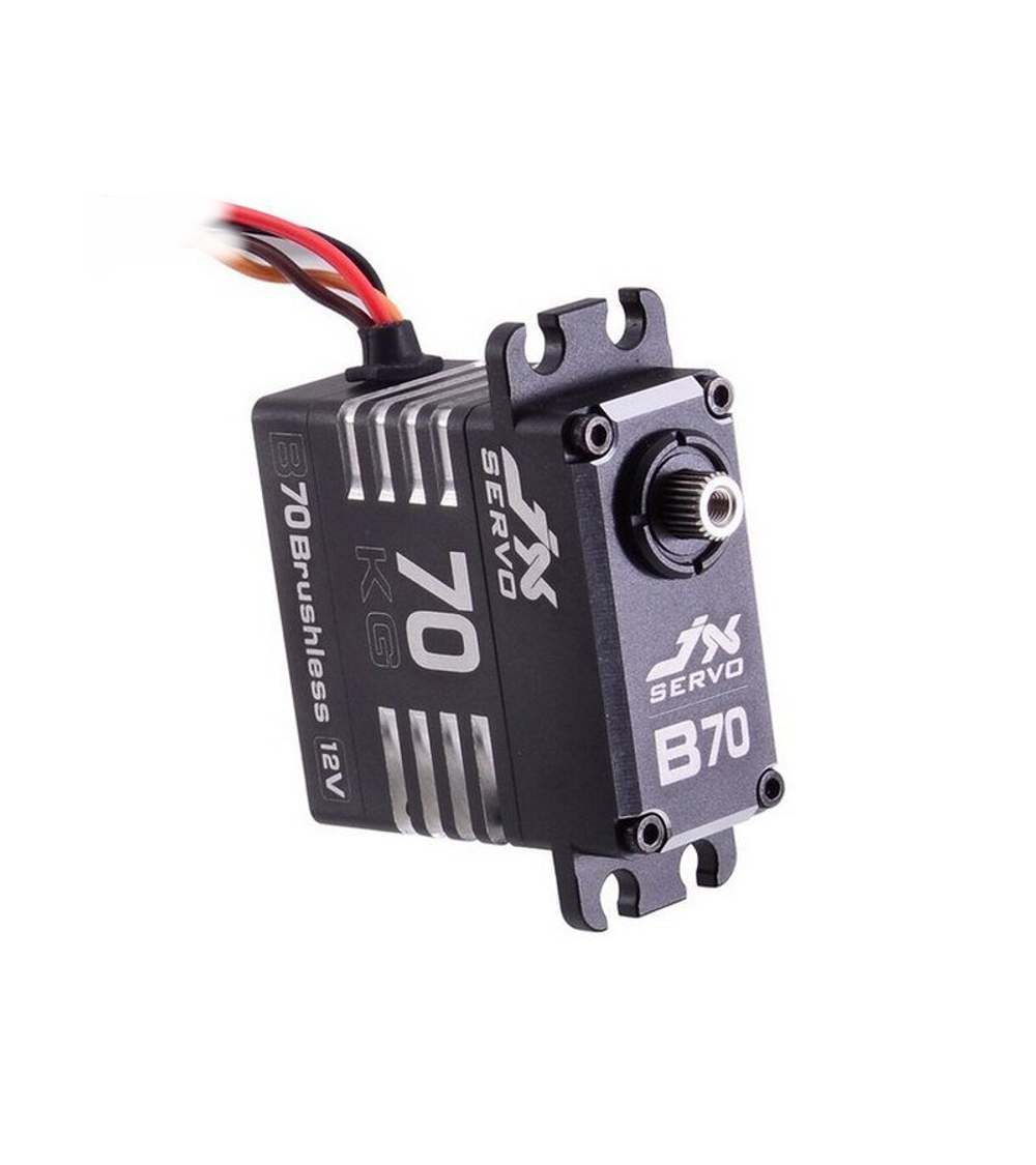 Сервомашинка цифровая JX Servo B70 (87г/72/0.10/12.0V) бесколлекторная, Full metal