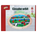 Развивающая игрушка Деревянная дорога 25 эл, коробка C-41884