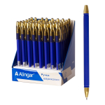 Ручка шариковая Alingar "Soft touch", синяя, 0,7мм, масляная