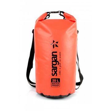 Гермомешок Sargan Престиж-20 с 2 лямками оранжевый-черный 20 л