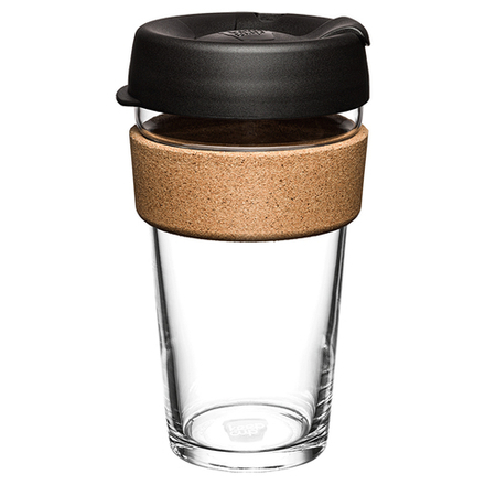 KeepCup Кружка KeepCup Brew Cork L 454 мл Black