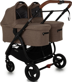 Детская коляска для двойни Valco baby Snap Duo Trend 2 в 1 Коричневый (Cappuccino)