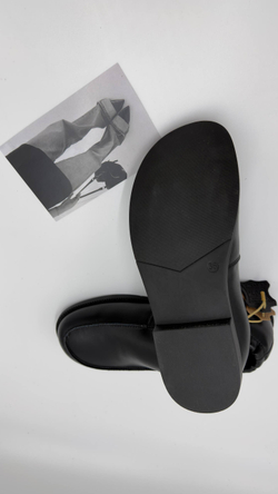 Туфли женские натуральная кожа артикул 5507-1 цвет "чёрный"