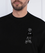 Хлопковая тощая PULLOVER Emporio Armani - черный(6R1MXN 1MNIZ)