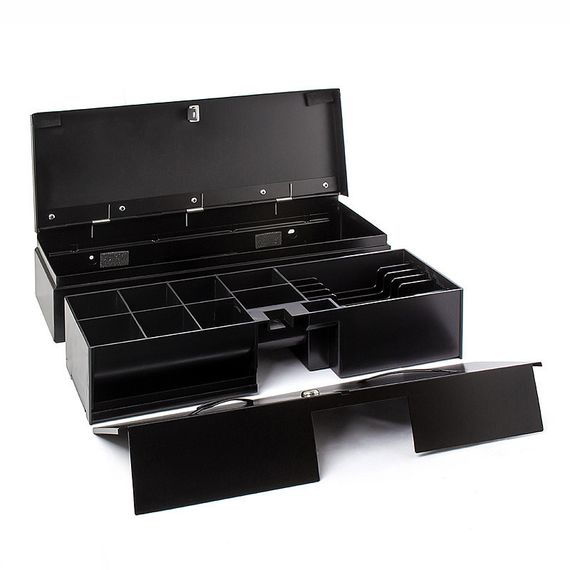 Денежный ящик POScenter 460K 460x170x103, распайка Штрих, черный