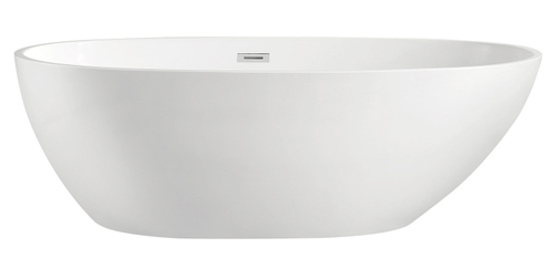 Акриловая ванна 169х84 см Azario Leeds LEE17085 белая
