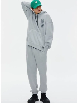 Брюки-джоггеры с пигментом и логотипом ladok