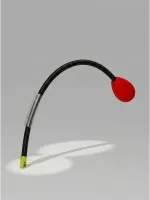 Сторожок витой для бортовой удочки, тест до 100г, красный