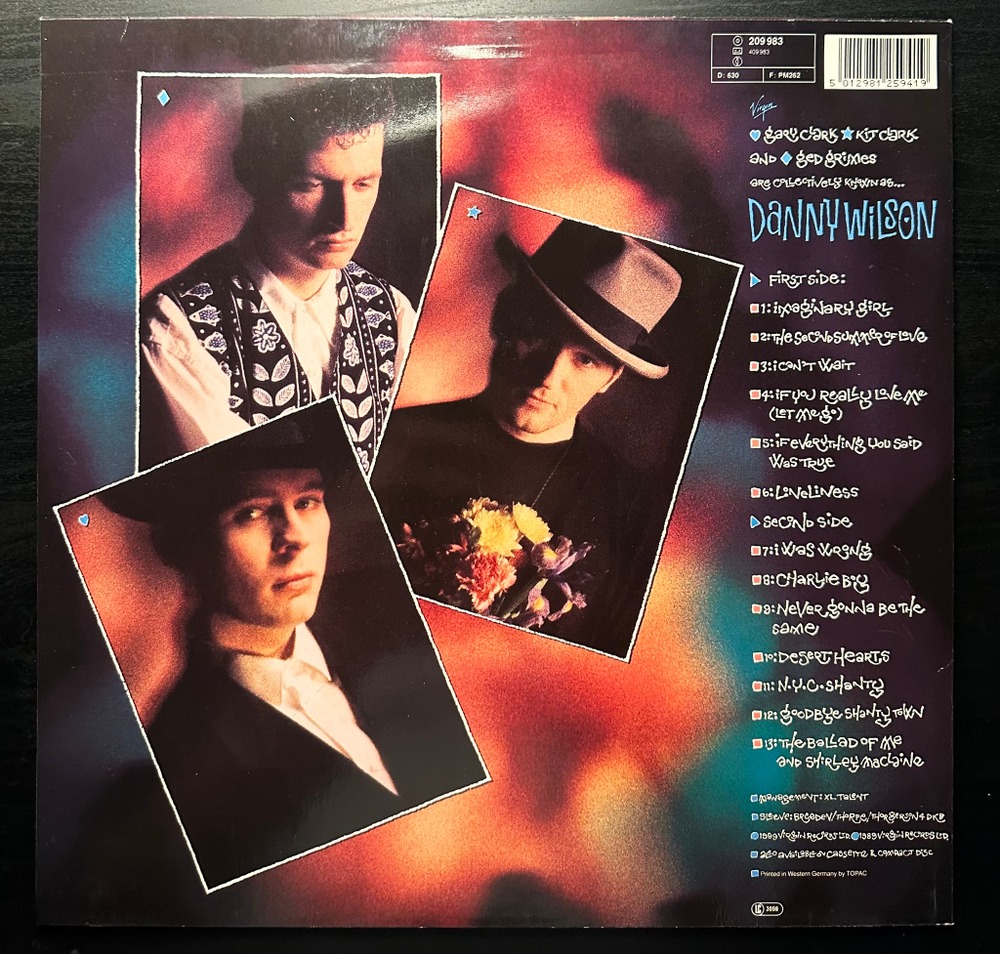 Danny Wilson - Bebop Moptop (Европа 1989г.)