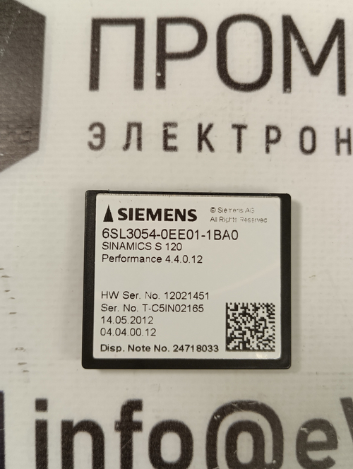 Siemens 6SL3054-0EE1-1BA0 с хранения