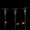 Светодиодный занавес 2*2 м., 400 желтых LED ламп, черный провод ПВХ, LTC (PCL402-11-2Y)