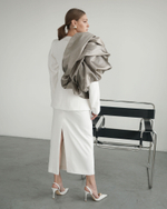 Жакет «Бублик» в жемчужном