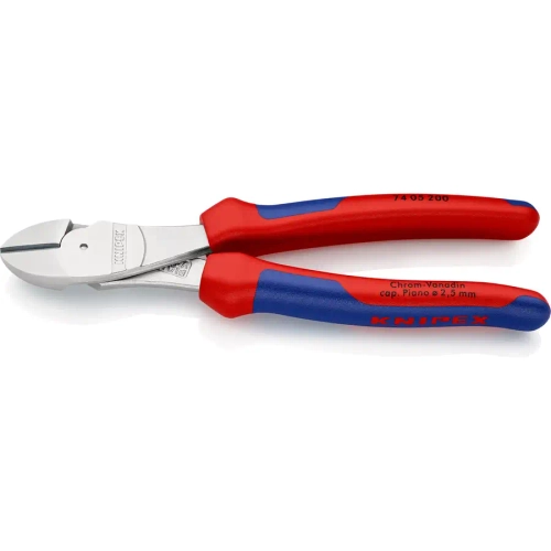 Кусачки боковые особой мощности хромированные 200 мм Knipex 74 05 200 SB