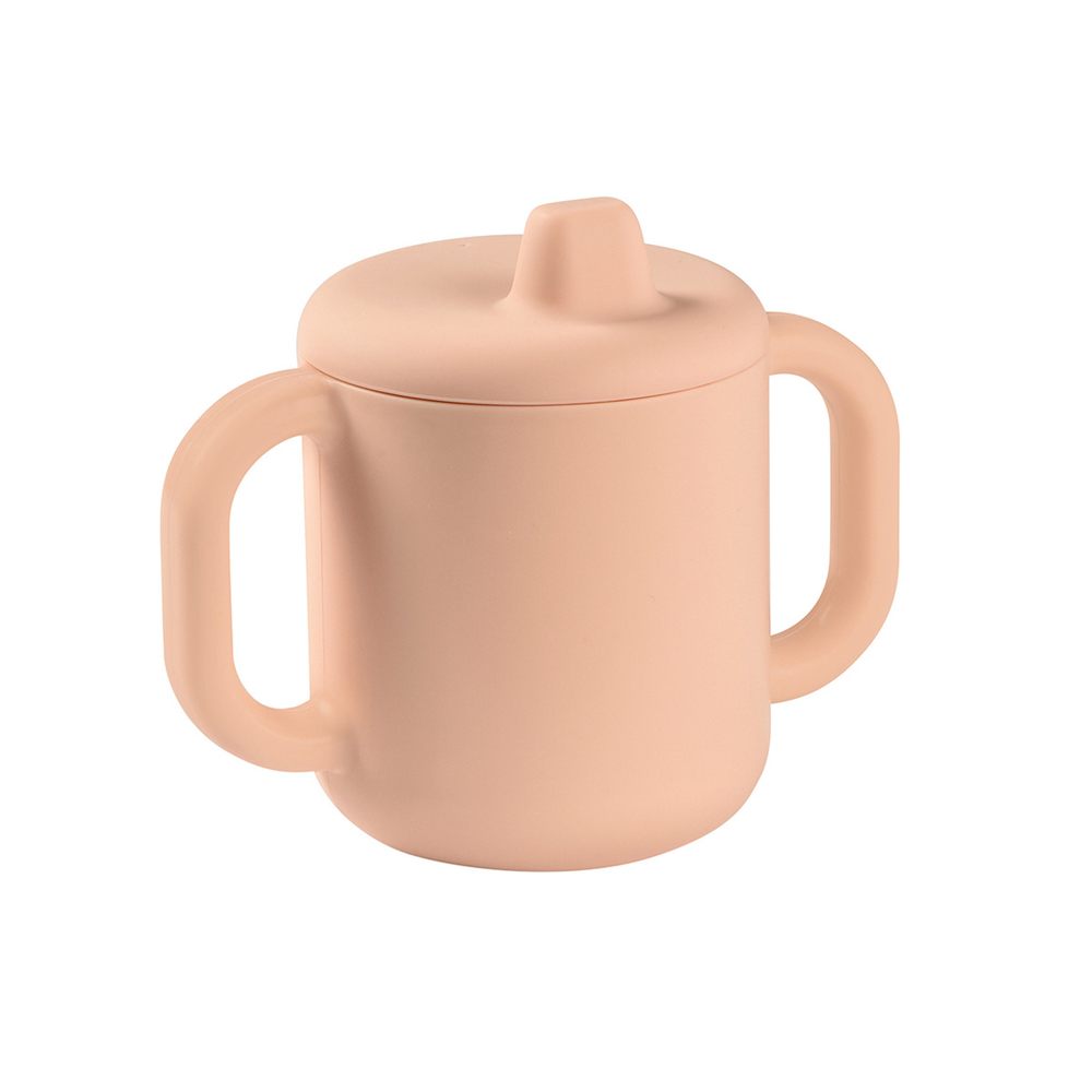 Детский силиконовый поильник с носиком BEABA 170 мл розовый