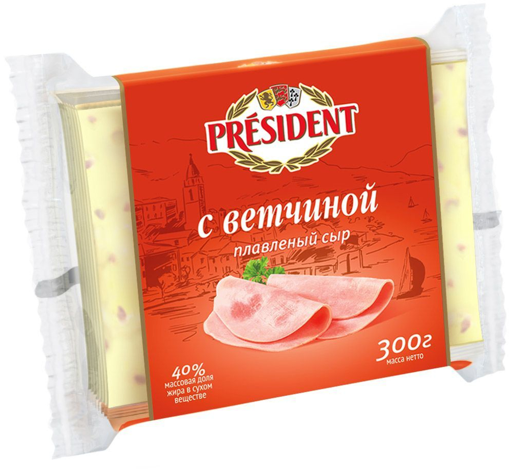 Сыр плавленый "President" Мастер Бутерброда