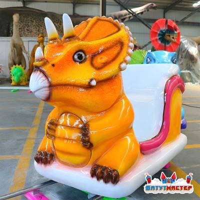 Аттракцион рельсовый для детей «ДиноОстров», 3 кабинки