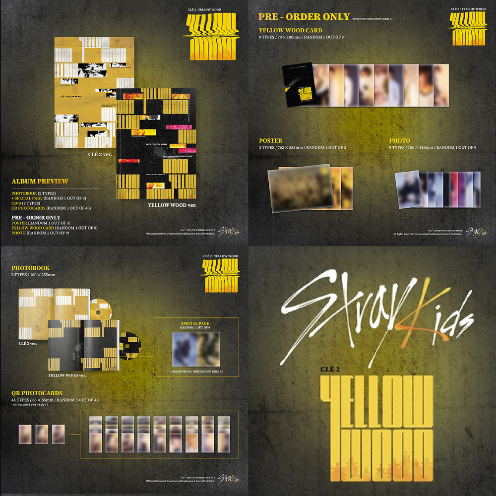 Альбом Stray Kids - Cle 2: Yellow Wood