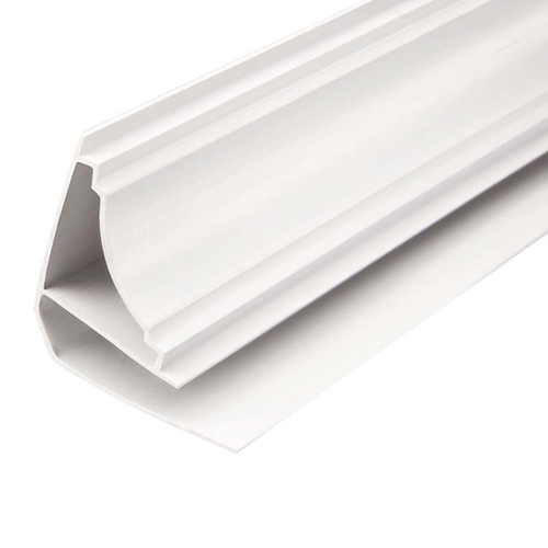Плинтус потолочный, для панелей ПВХ, 3 м, ПВХ, белый, 12584