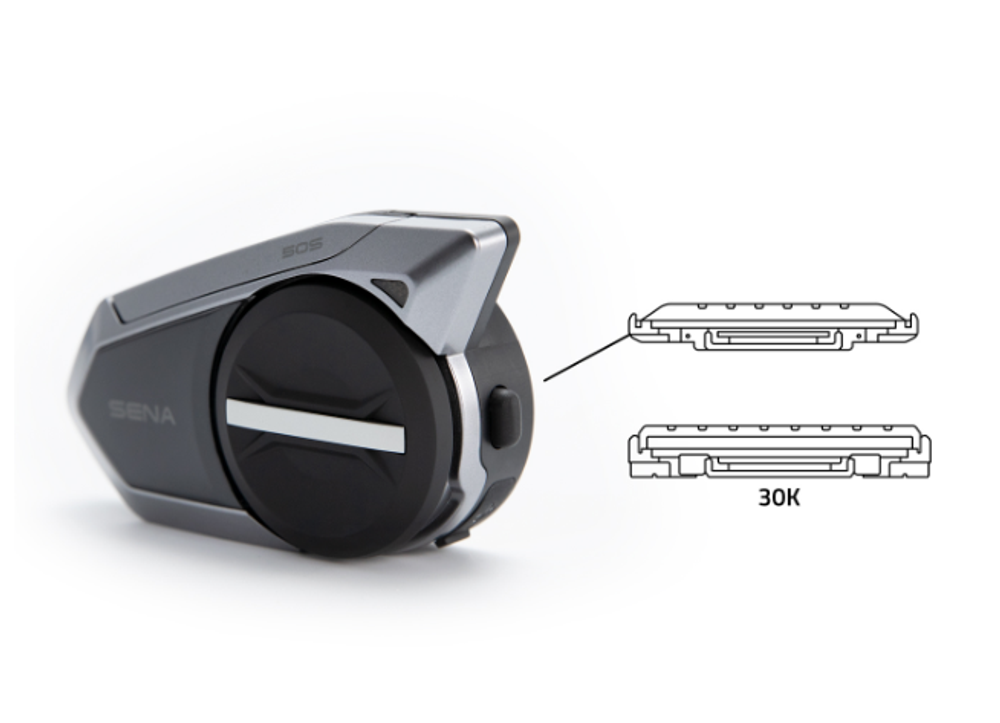 Мотогарнитура Sena 50S с Mesh 2.0 и Bluetooth 5.0 интеркомом