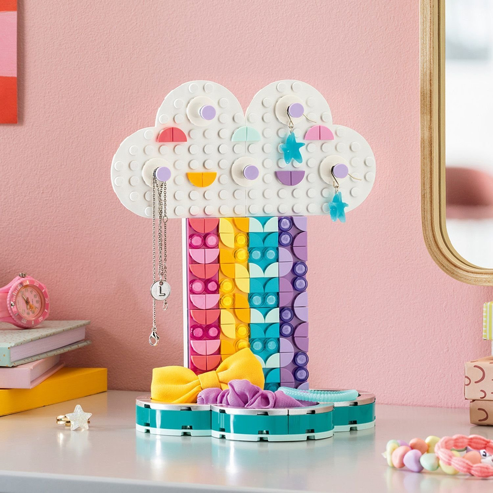 LEGO Dots: Подставка для украшений Радуга 41905 — Jewelry Stand — Лего Дотс Точки