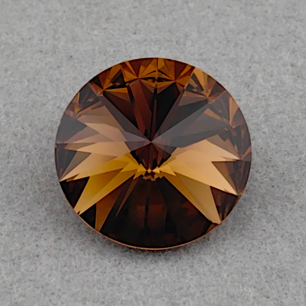 Риволи Preciosa, цвет Дымчатый топаз (Smoked Topaz F)