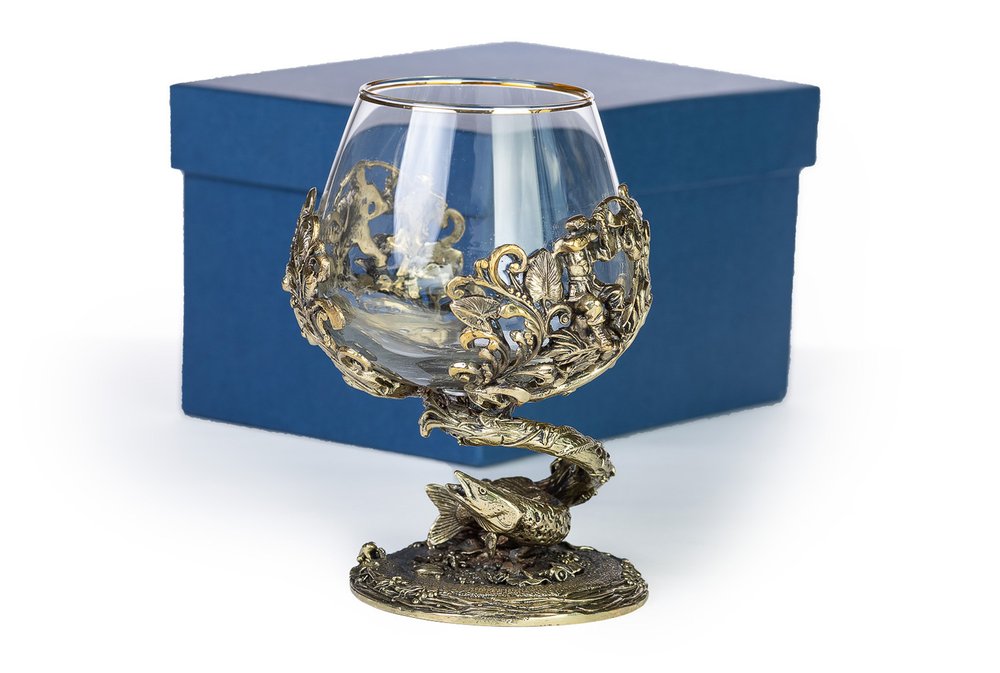 Бокал для коньяка "Рыбалка Элит" Щука