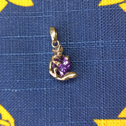 Подвеска. Кот-сердечком