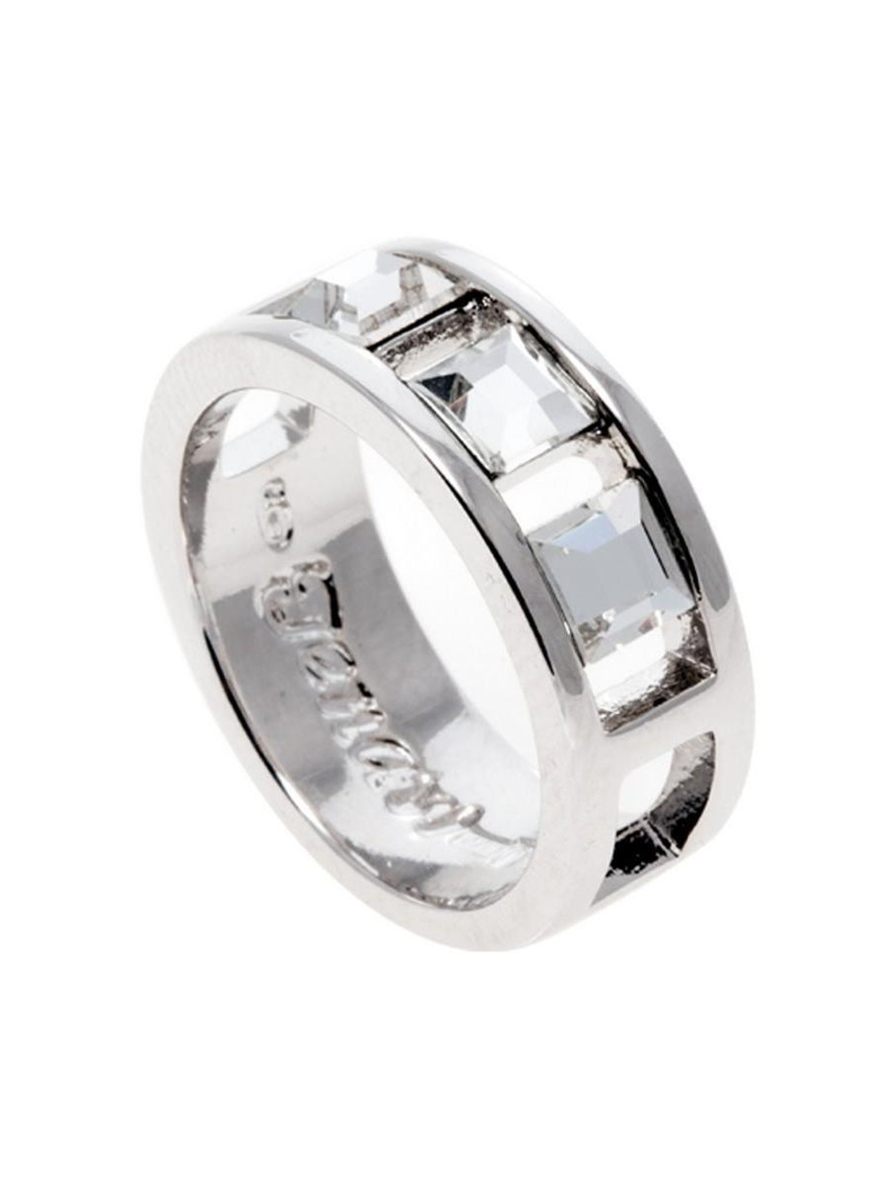 "Салокс"  кольцо в серебряном покрытии из коллекции "Quadro" от Jenavi