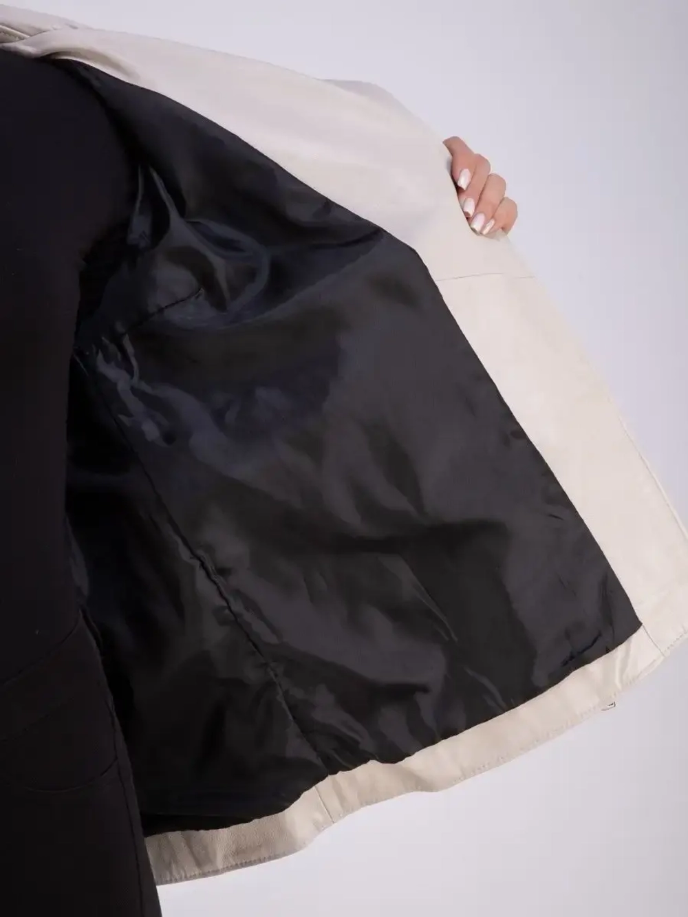 Куртка  кожаная из натуральной кожи оверсайз Турция