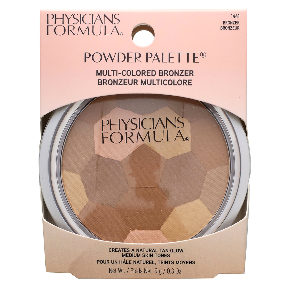 Physicians Formula, Powder Palette, разноцветный бронзер, 1441 бронзер, 9 г (0,3 унции)
