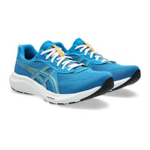 Кроссовки бег. ASICS Gel-Contend 9 1011B881 408,р.13 (рос.46),кожзам,текстиль,резина,синий