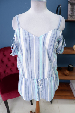 Блуза Yessica в полоску 46 размер