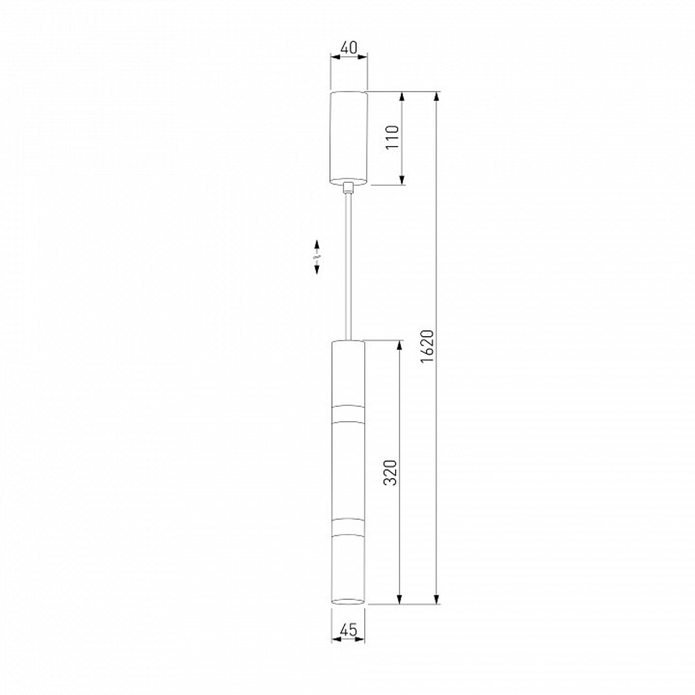 Подвесной светильник Eurosvet Axel 50210/1 LED белый