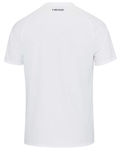 Мужская теннисная футболка Head Topspin T-Shirt - white/print vision