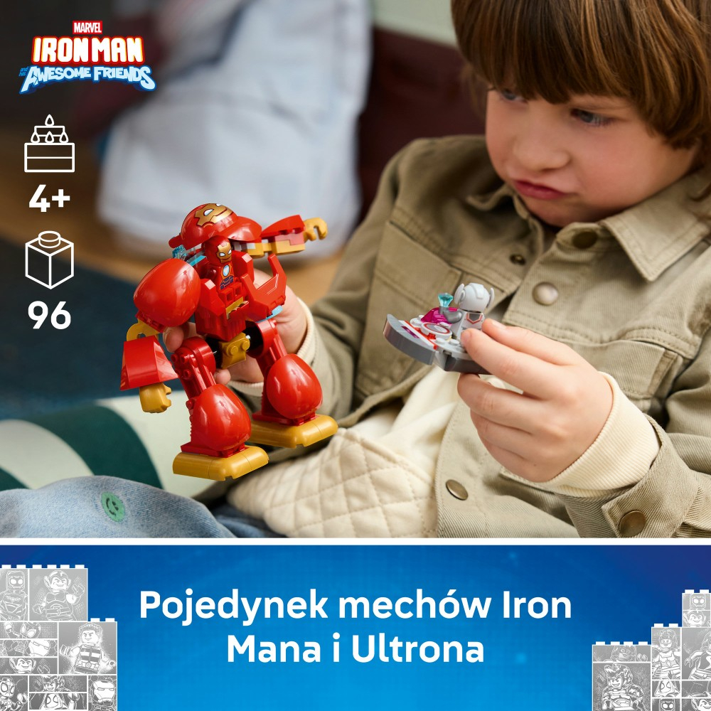 Конструктор LEGO Disney Junior Marvel 11209 Альтрон против Железного человека — фото 3