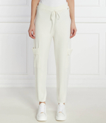 Трикотажные штаны Twinset U&amp;B - экрю(232LI33AA)