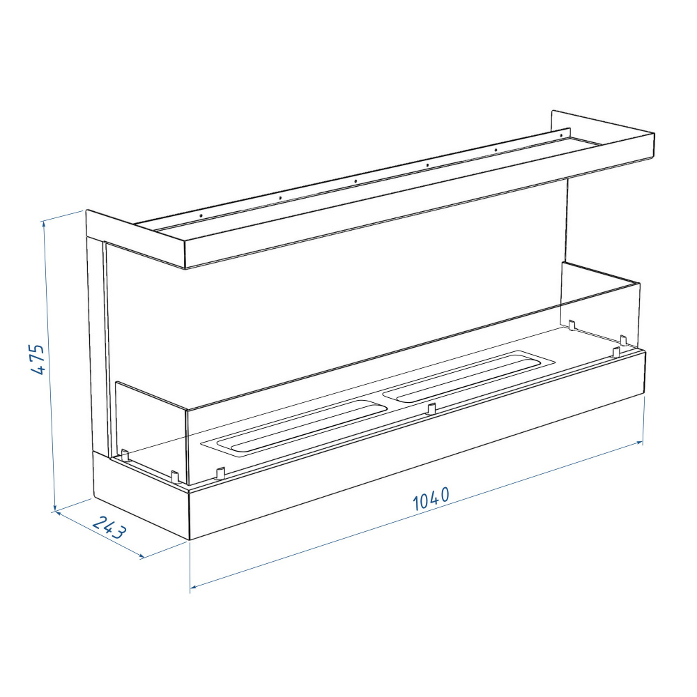 Биокамин Royal Thermo RTBFP-P1040XS
