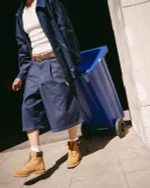 Шорты One Two Baggy Bermuda Denim темно-синие