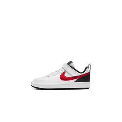 Nike Court Borough Low 2 (PS) "White Black Red"
