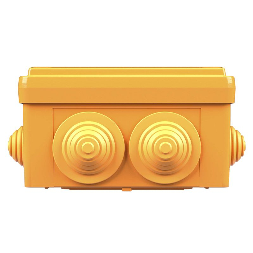 Коробка ответвительная FS 100х100х50мм IP55 4п 450В 6А 4кв.мм с кабельными вводами и клеммниками пластик. DKC FSB11404