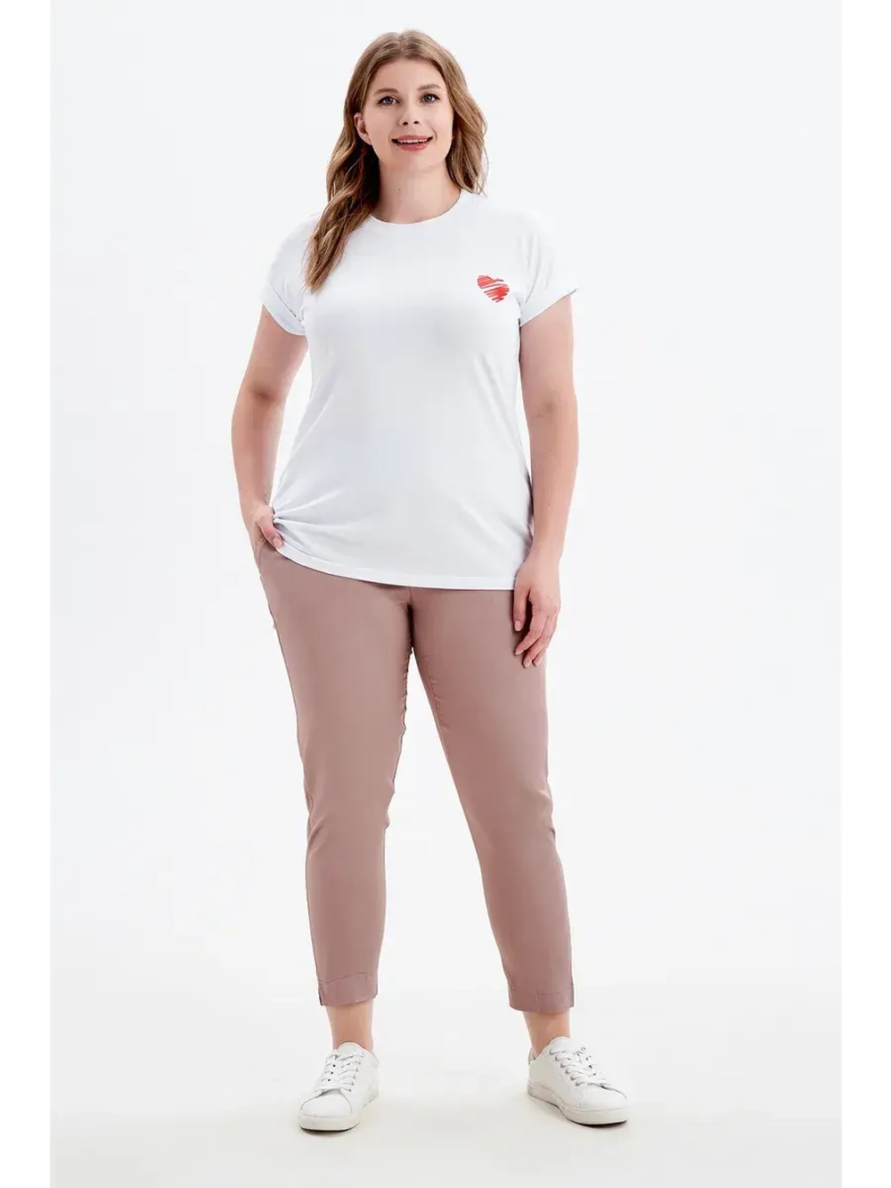 Футболка с сердцем большие размеры