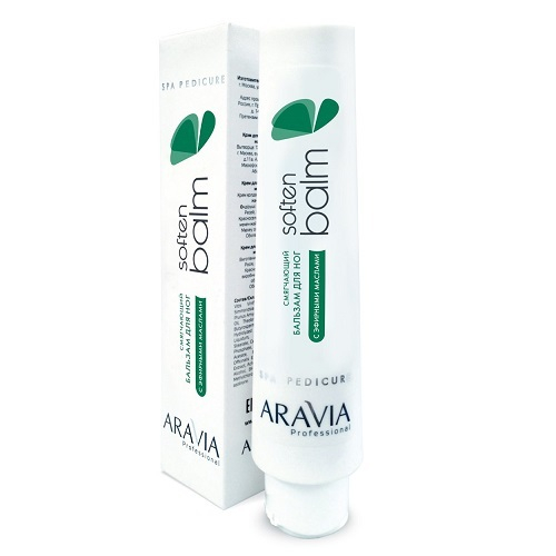 Бальзам смягчающий для ног с эфирными маслами Aravia Professional Soft Balm 100мл