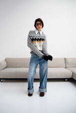 Джемпер с широким воротом KLEO