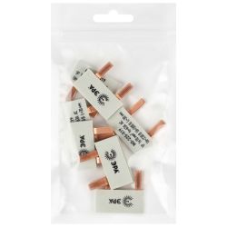 Шина соединительная ЭРА NO-225-519 компактная L фазная PIN штырь 1Р 63А 2 модуля упаковка 8 штук