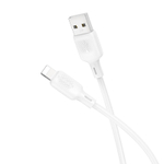 Кабель USB - Lightning BOROFONE BX113 Silicone (белый) 1м
