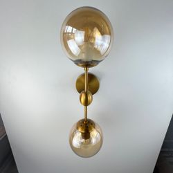 Бра Modo Sconce 2 Globes Gold By Imperiumloft