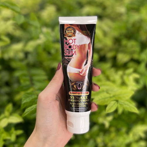 Антицеллюлитный слим-лосьон на основе пептида королевской кобры Hot Body Slim Syn-Ake Firming Cream Natural S. P. Beauty&Makeup