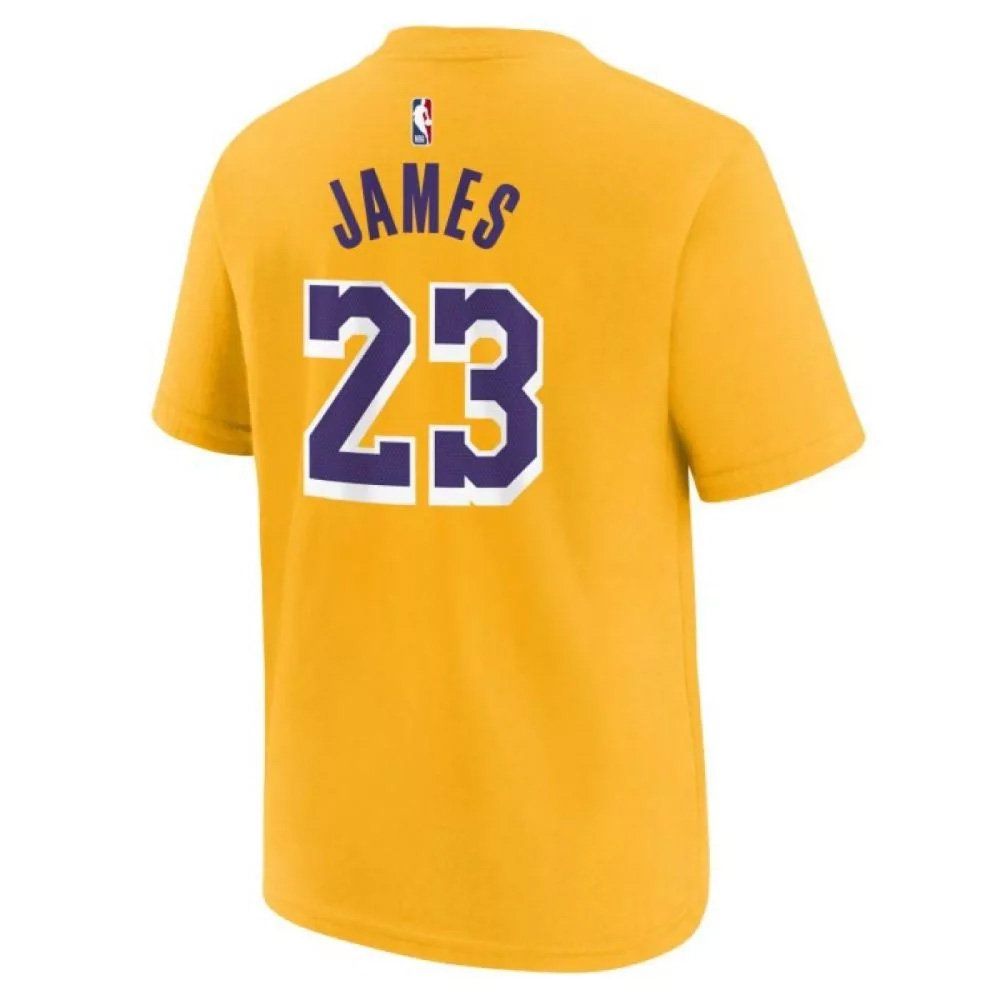 Баскетбольная детская футболка Nike NBA Enfant Los Angeles Lakers Lebron James Баскетбольная детская футболка Nike NBA Enfant Los Angeles Lakers Lebron James
