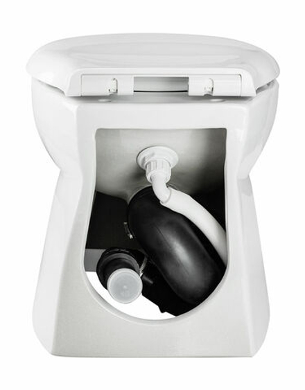 Унитаз с электрической помпой ELEGANT, 24 В